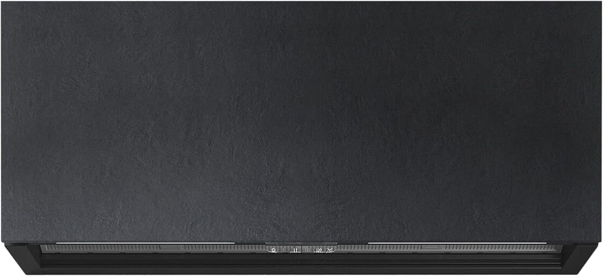 ELICA Dunstabzugshaube, Schwarz/Silber, Wand- RULES DEKT/F/90 - PRF0163754, Gres Dekton