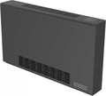 Inverboost Wärmepumpenheizkörper-Konvektor, 145 mm, 3 kW, Schwarz, ultradünn, Wärmetauscher, Ventilator, steuerbar per App