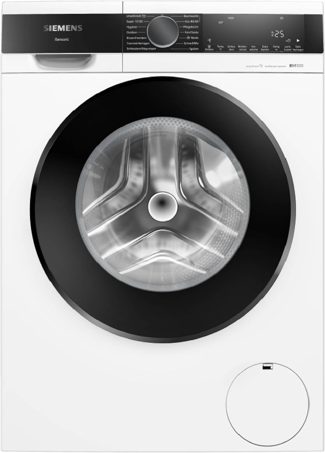 Siemens Waschmaschine, 9 kg, Weiß, WG44G2Z22 iQ500, 1400 U/min, WaterPerfect Plus