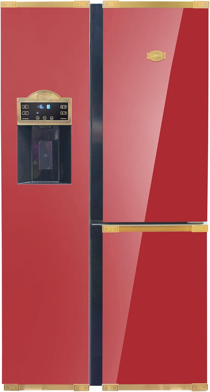 Kaiser Side-by-Side-Kühlschrank, 538 L, Gold, Side-by-Side Kühlschrank KS 90300 AD Bio • Art Deco