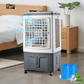 Klimaanlage Mobiles Klimagerät, 3000m, 100 W, 30 L, Weiß, Mobil ohne Abluftschlauch, 3 Geschw., links‑rechts automatisch