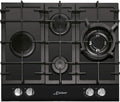 Kaiser Kochfeld, 60 cm, Schwarz, Exklusives Gas KCG 6394 Turbo Romb