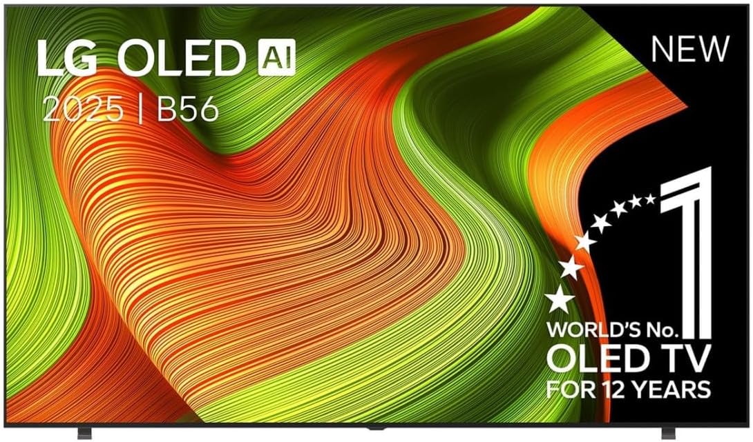 Fernseher, 83 Zoll, Schwarz, TV LG AI B5 (2025) OLED UHD 4K