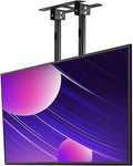 Fernseher, 100 Zoll, Schwarz, Elektrische Deckenhalterung für, Höhenverstellbarer Doppelmast-TV-Lift für Flache Bildschirme