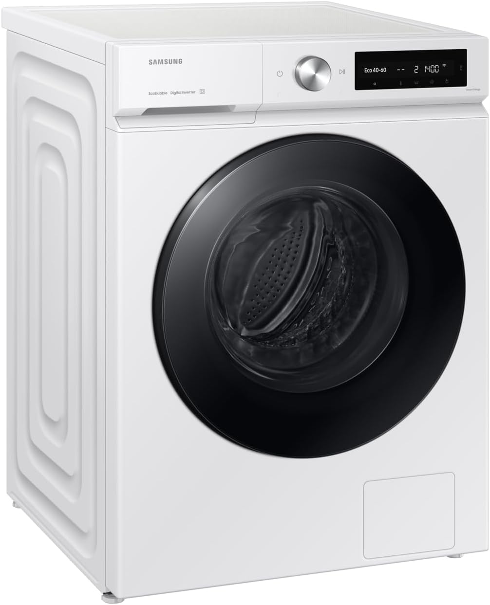 Samsung Waschmaschine, 9 kg, 60 l, Weiß, Elettrodomestici Bespoke, WiFi, AI Control, Schneller Echolave-Zyklus 39 Minuten