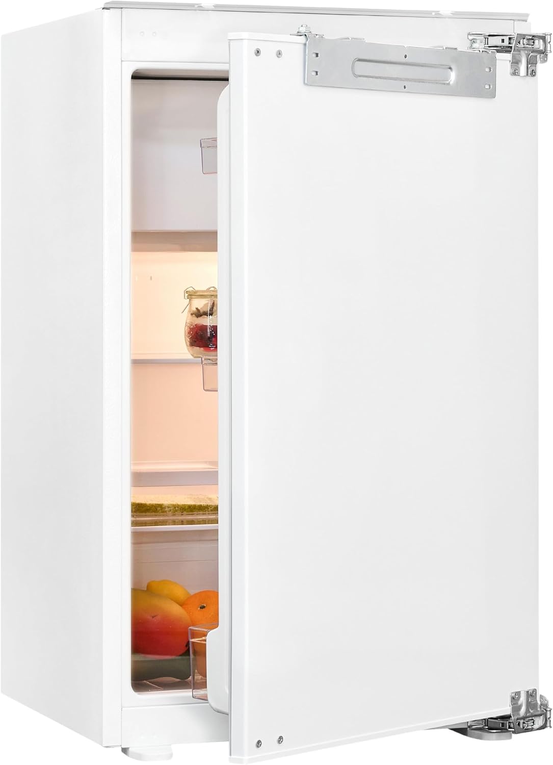 Exquisit Kühlschrank, Weiß, EKS5131-4-FE-090E Einbau mit 4-Sterne-Gefrierfach