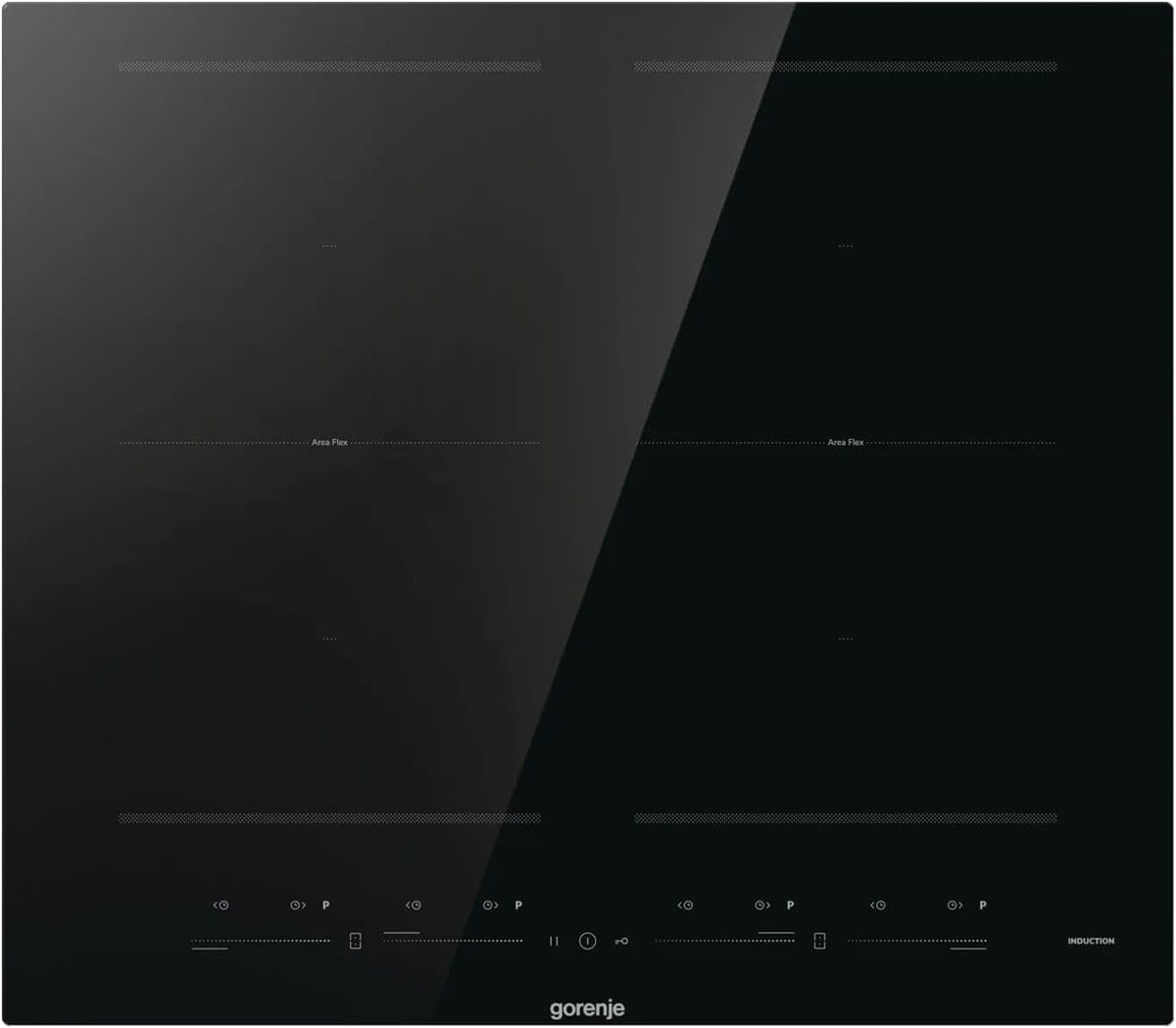 Gorenje Kochfeld, Schwarz, GI6442BSCE Induktions autark