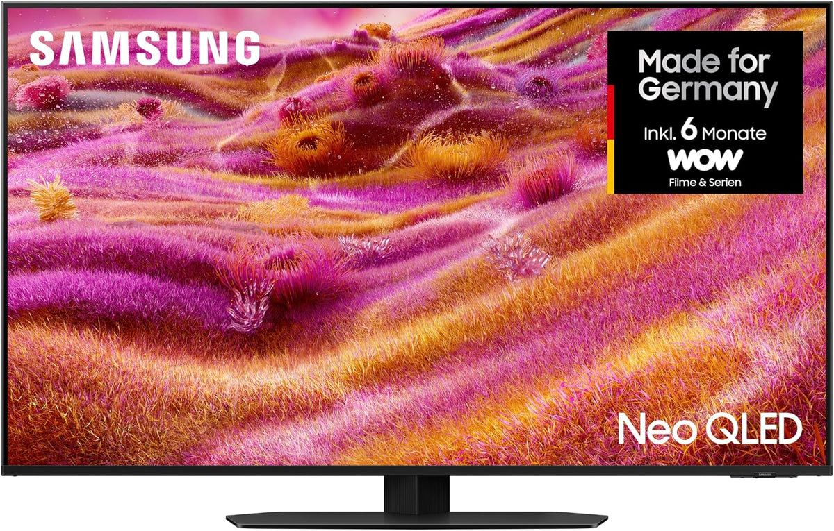 Samsung Fernseher, 43 Zoll, 108 cm, Schwarz, Smart TV, Neo QLED 4K QN90F Mini LED, Antireflexion, NQ4 AI Gen3 Prozessor