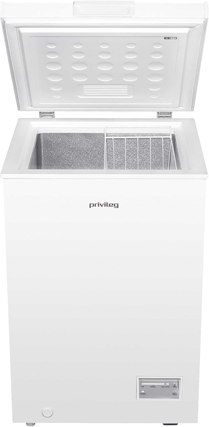 Privileg Gefriertruhe, 98 l, Weiß, PRCF 984 E /Nutzinhalt /Supergefrierfunktion/Optischer
