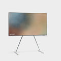 Pedestal Fernseher, 70 Zoll, Schwarz, Viva Chrome TV-Standfuß ohne Rollen, Stahl, Chrom