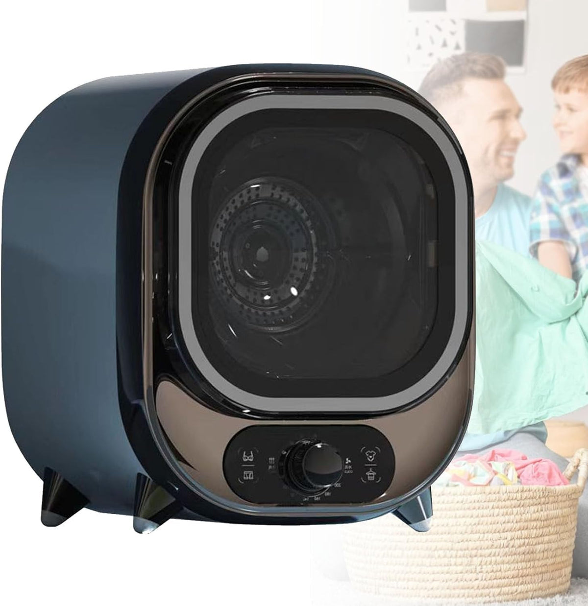 Kondensationstrockner Wäschetrockner, 0,8 kg, Weiß, Mini-Model - Mini, 5 Trocknungsmodi, Trocknet tägliche Wäsche