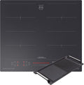 Kaiser Kochfeld, 7,4 kW, 60 cm, Schwarz, Induktions KCT 6110 FI + Grillplatte autarkes Induktion • 4