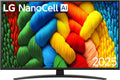 LG Fernseher, 75 Zoll, Braun, TV AI NANO81 (2025) NanoCell UHD 4K - 75NANO81A6A