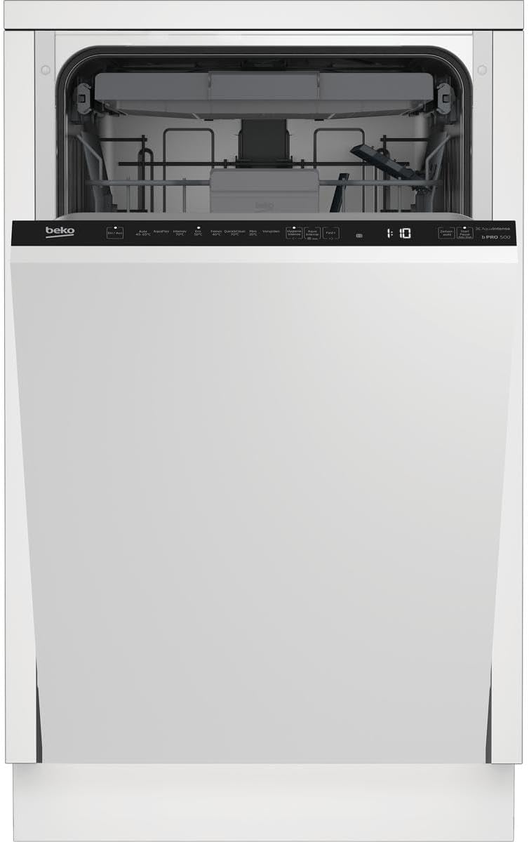 Beko Geschirrspüler, 45 cm, Silber, BDIS38120Q Einbau- vollintegriert, für 11 Maßgedecke, 3 Spülebenen, 6 Temperaturen