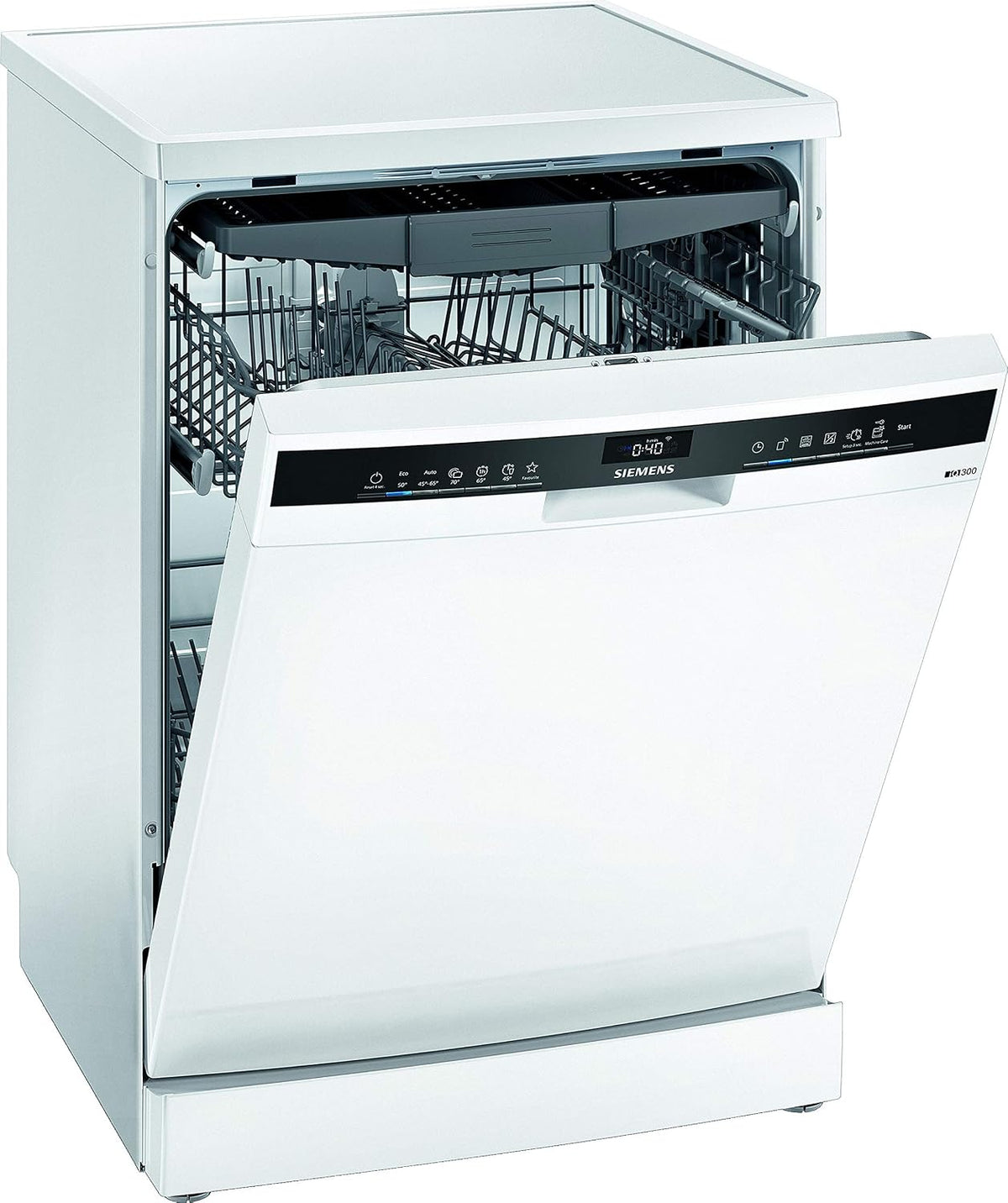 Siemens Geschirrspüler, Weiß, SN23HW36VE iQ300 freistehend /E / 94 kWh / 13 MGD/Smart