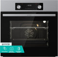 Gorenje Backofen, 60x 56x 58 cm, 73 Liter, Schwarz/Silber, BOA6737AO1X Einbau / /BigSpace/Heißluft / 250° maximale