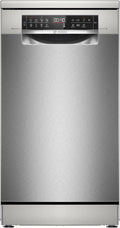 Bosch Geschirrspüler, 10 Maßgedecke, 45 cm, Weiß, SPS6EMI21E Serie 6 freistehend, Smart Start, VarioFlex Korbsystem