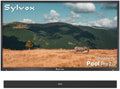 SYLVOX Fernseher, 43 Zoll, Schwarz, Smart TV, Outdoor Smart TV mit wasserdichte Soundbar