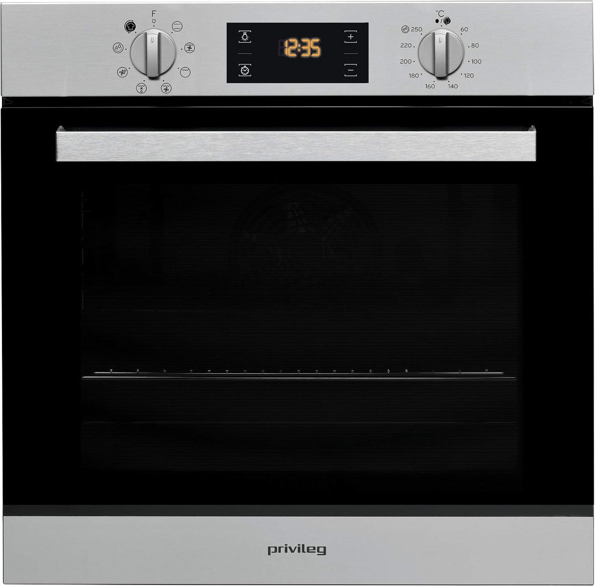 Privileg Backofen, 71 L, Silber, PBWR6 OH5F IN Einbau- / Energieffizienzklasse A/ /