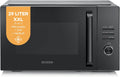Severin Mikrowelle, 900 W, 29 L, Schwarz, mit Grill und Heißluft-Funktion bis 240°C, Heißluftfritteuse, Backofen