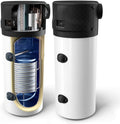 AquaThermica Warmwasser-Wärmepumpe, 200 Liter, Schwarz, Pro Brauchwasserwärmepumpe Luft-Wasser Wärmepumpe