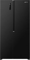 Gorenje Side-by-Side-Kühlschrank, 91,1×178,6×61,5 cm, 544 L, Schwarz, NRS917C41BX Side-by-Side, PureFlat Serie, XXL Gefrierschulbladen