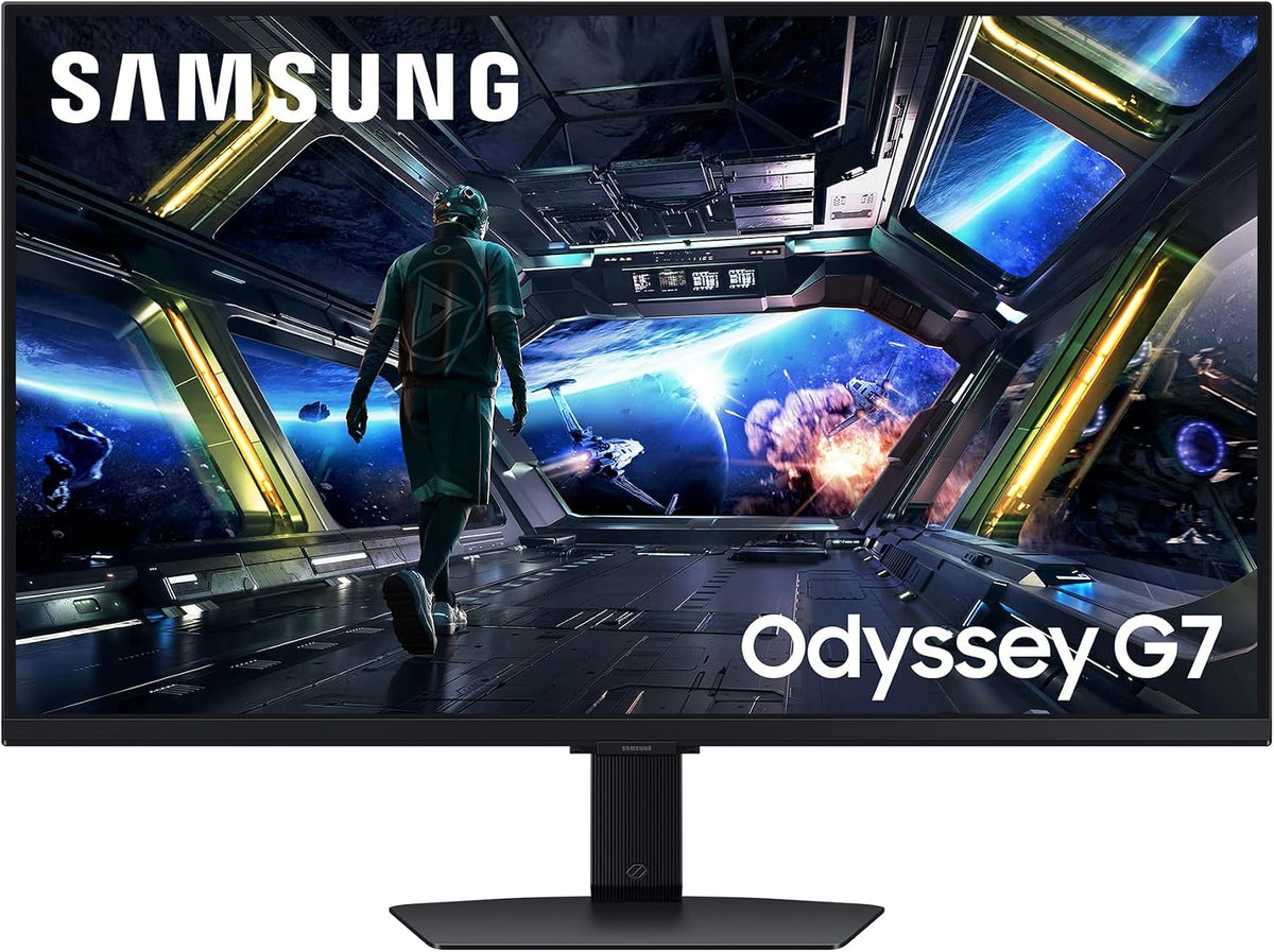 Samsung Monitor, Schwarz, Odyssey G70D 32' 4K UHD Gaming, 144 Hz, 1 ms