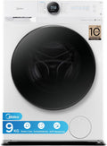 Midea Waschmaschine, 9 kg, Weiß, Energieeffizienzklasse A MF200W90WB-14A