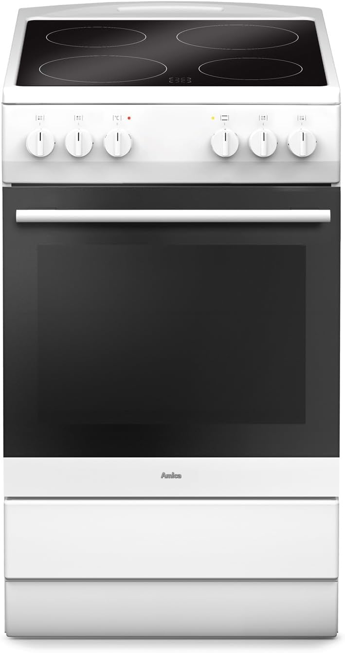 Amica Elektroherd, 11505 W, Weiß, SHC Elektro-Standherd - 50er Breite