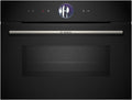 Bosch Mikrowelle, 45 x 60 cm, Schwarz, CMG7761B1, Serie 8 smarter Einbau-Kompaktbackofen mit nfunktion, Made in Germany
