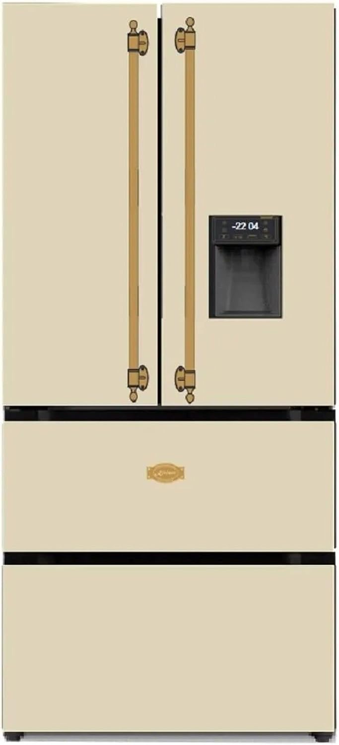 Kaiser Side-by-Side-Kühlschrank, 83.6 cm, 183 cm, 506 L, Silber, KS 80425 ElfEm Side-by-Side Kühlschrank, hoch