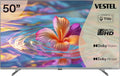 Vestel Fernseher, 50 Zoll, Schwarz, Smart TV, Smart TV Powered by TiVo, 4K UHD mit Dolby Vision HDR, Dolby Atmos und integriertem Triple-Tuner