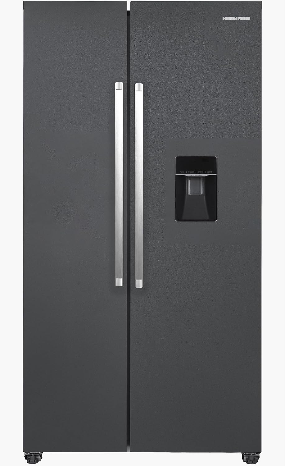 Side Side-by-Side-Kühlschrank, 529 L, Silber, by- Kühlschrank, Total No Frost, Inverter-Kompressor, Wasserspender